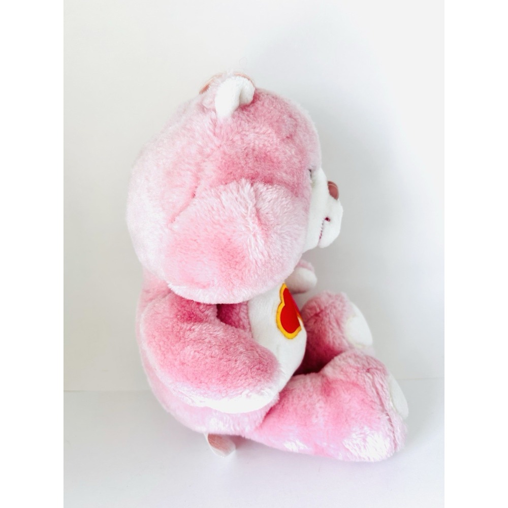 Care Bears Original Vintage Love A Lot Bear Pink‎ With Hearts Stuffed Plush 13" - Picture 4 of 12
